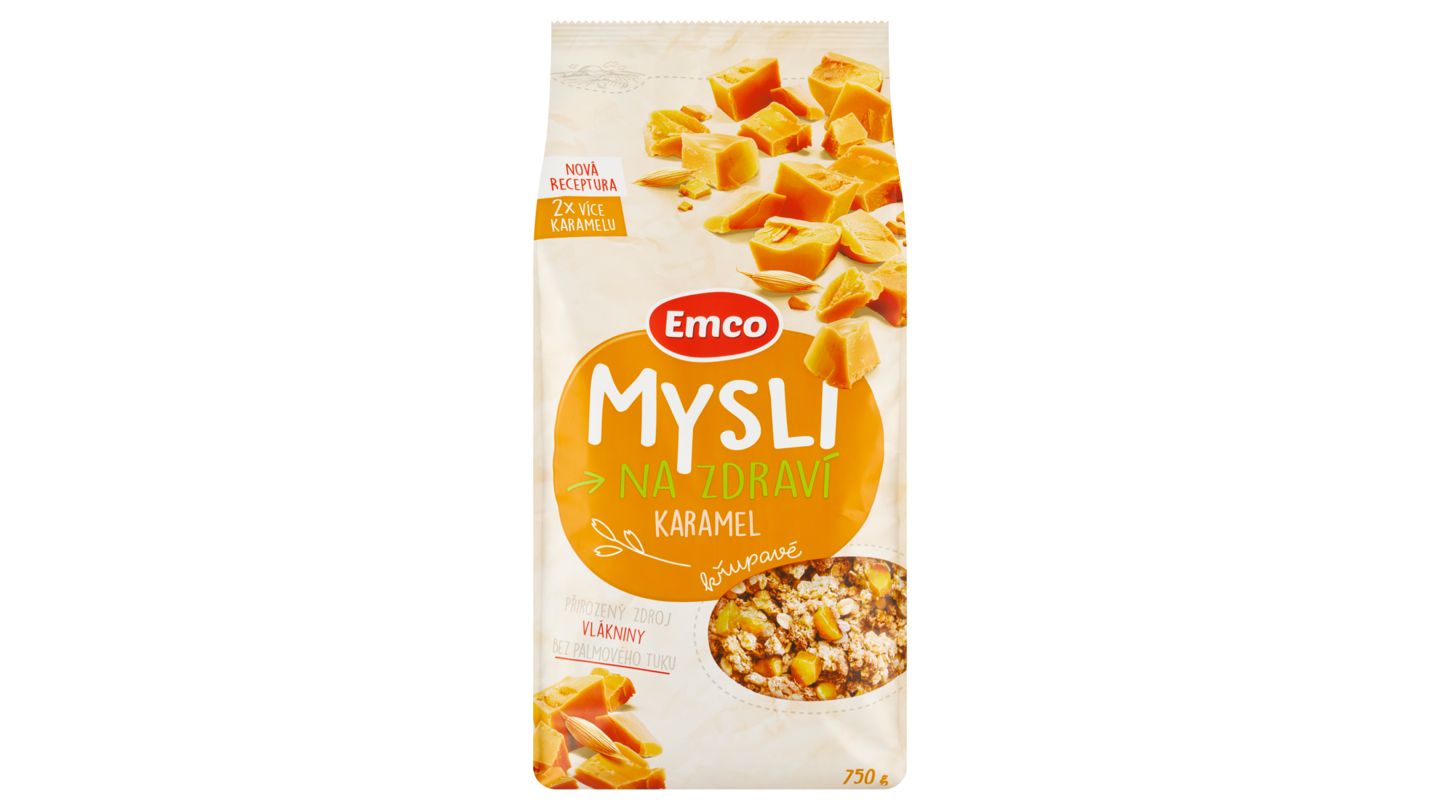 Emco Mysli na Zdraví Karamel 750g