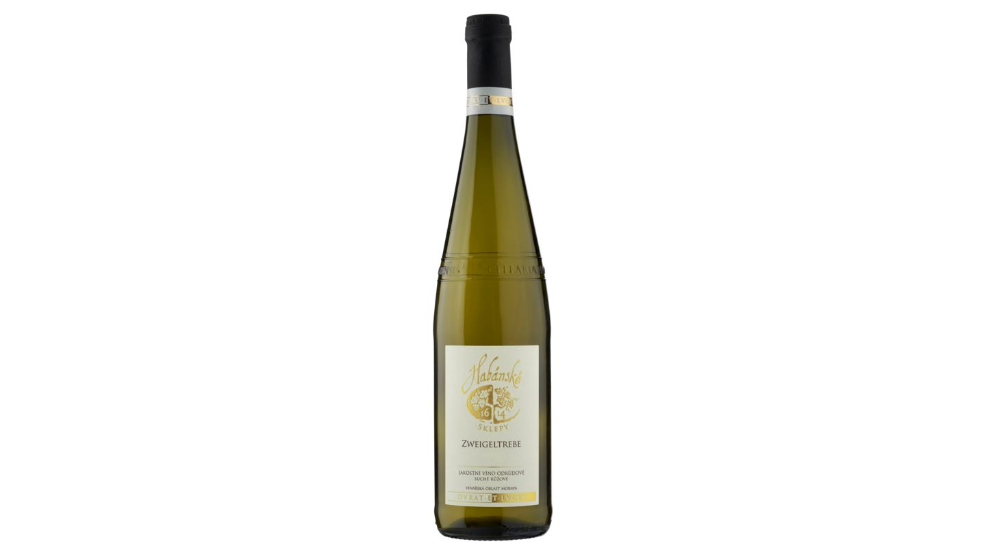 Habánské Sklepy Sauvignon jakostní víno odrůdové suché bílé 0,75l 14%