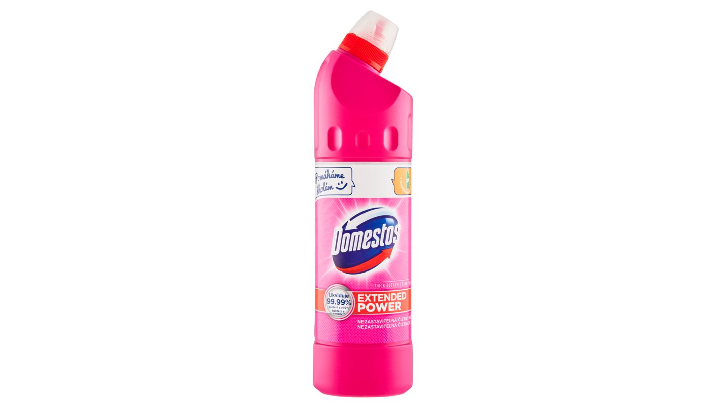 Domestos Extended Power Pink Fresh tekutý dezinfekční a čisticí přípravek 750ml