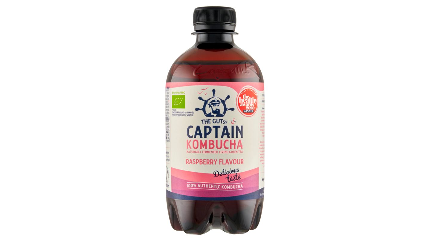 The Gutsy Captain Kombucha Raspberry 400ml