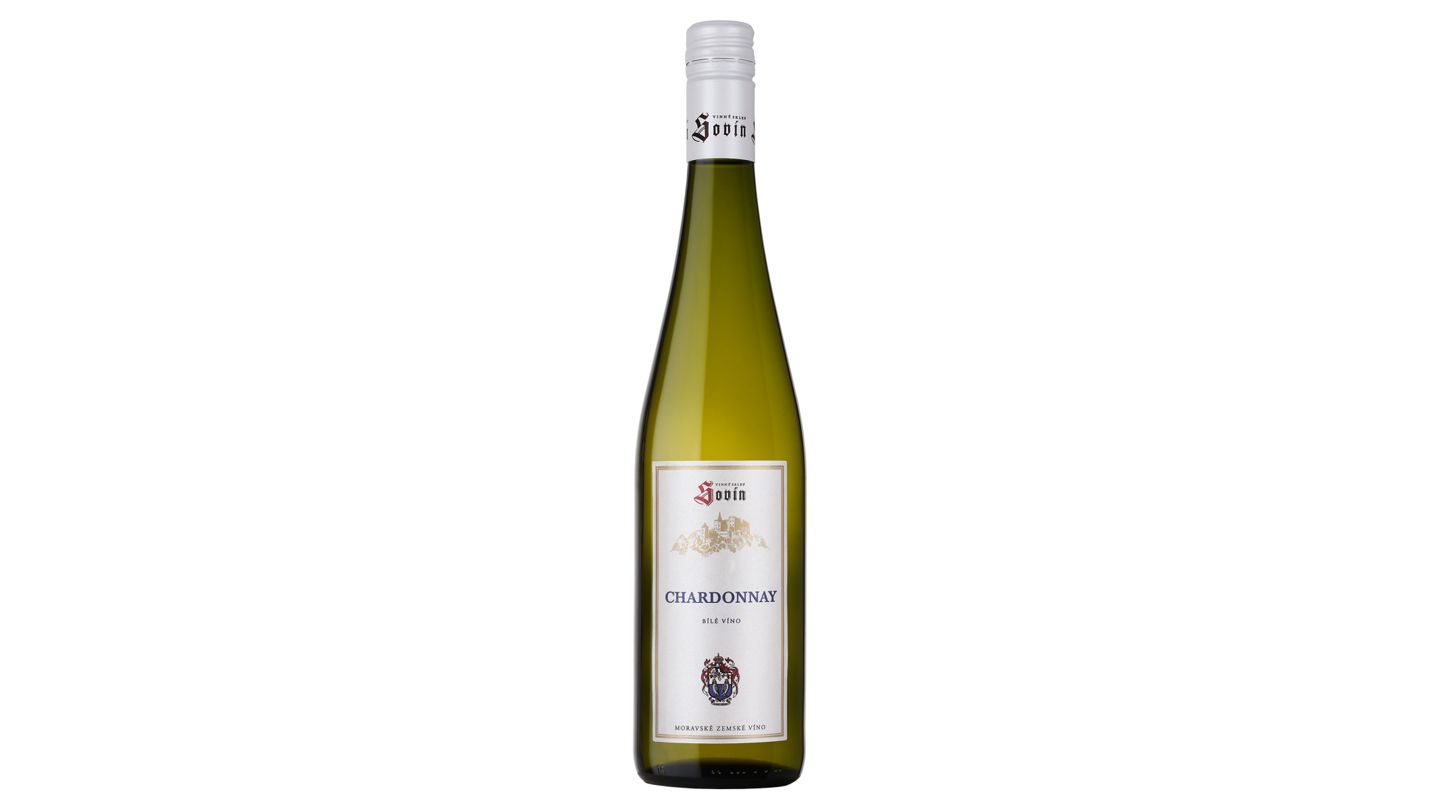 Sovín Chardonnay zemské víno bílé 0,75l 12,5 %