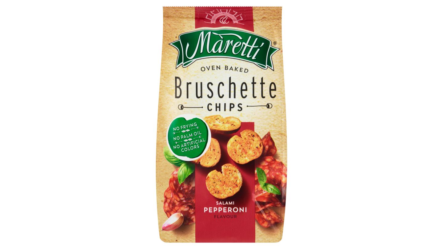 Maretti Bruschette Chips Salami Pepperoni 70g