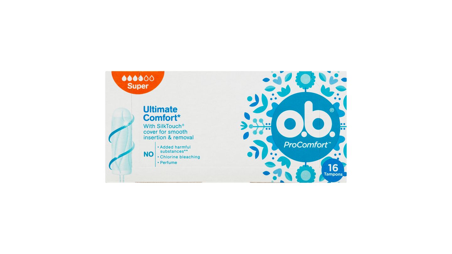 O.B. ProComfort Super tampony 16 ks