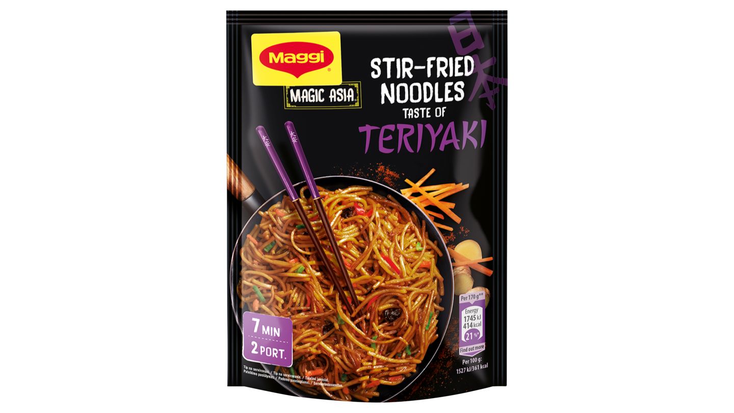 MAGGI Magic Asia Smažené nudle s chutí Teriyaki 130g