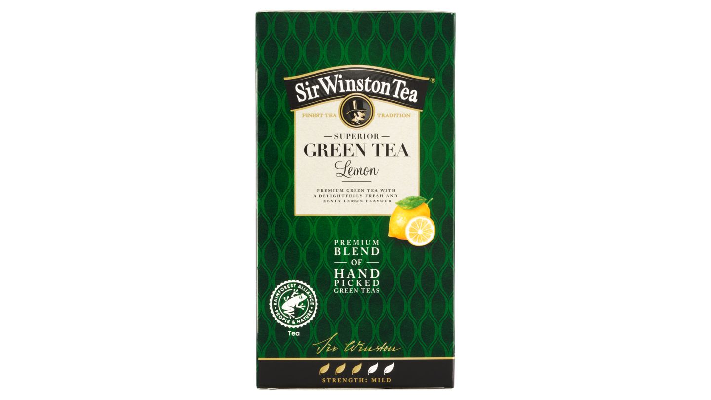 Sir Winston Tea Lemon zelený čaj aromatizovaný 20 x 1,75g (35g)