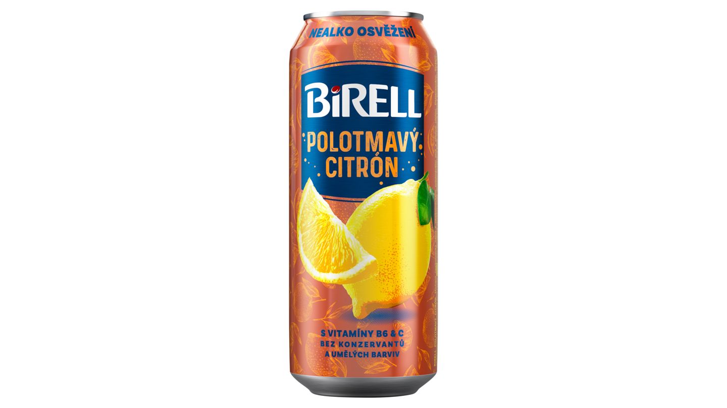 Birell - polotmavý citrón 0,5 l
