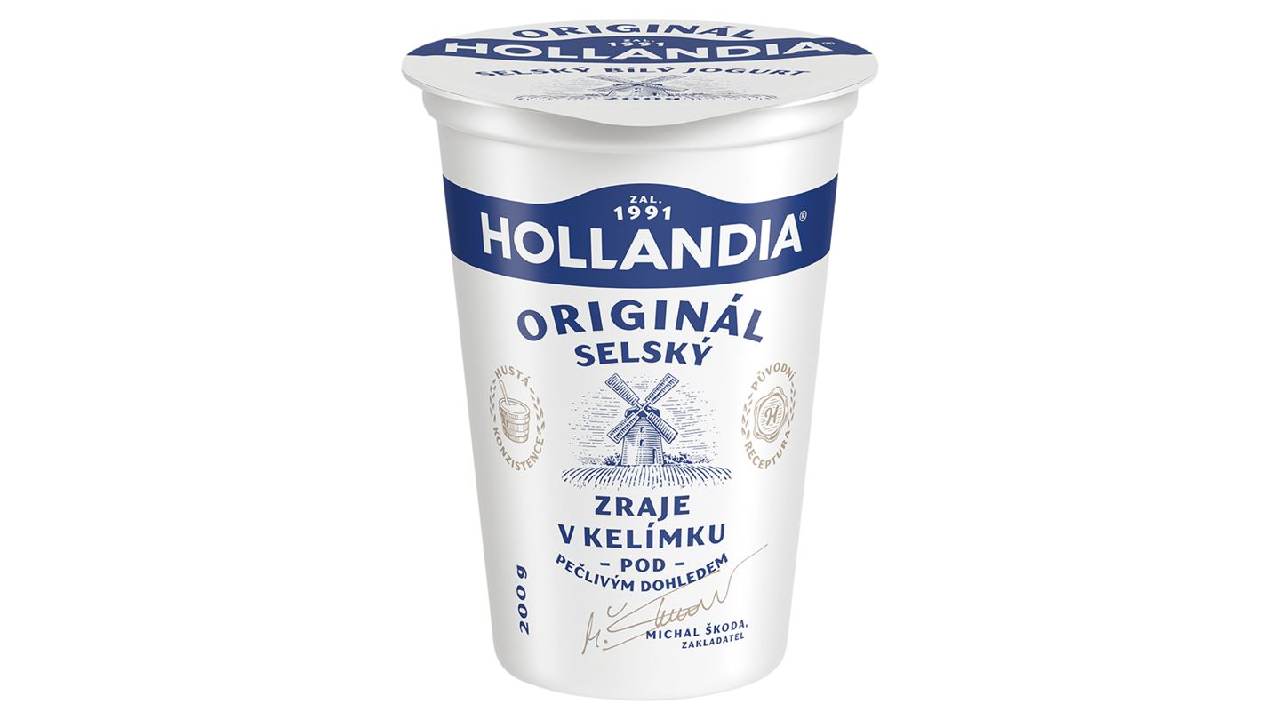 Hollandia Selský jogurt bílý s kulturou BiFi 200g