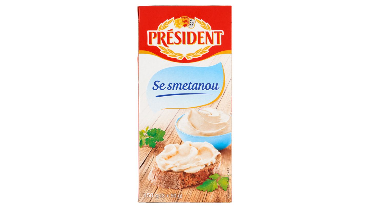 Président tavený Se smetanou 3 x 50g (150g)