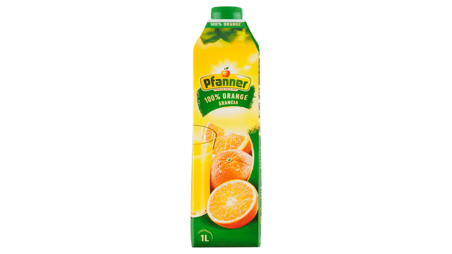 Pfanner 100% pomerančová šťáva, 1 l