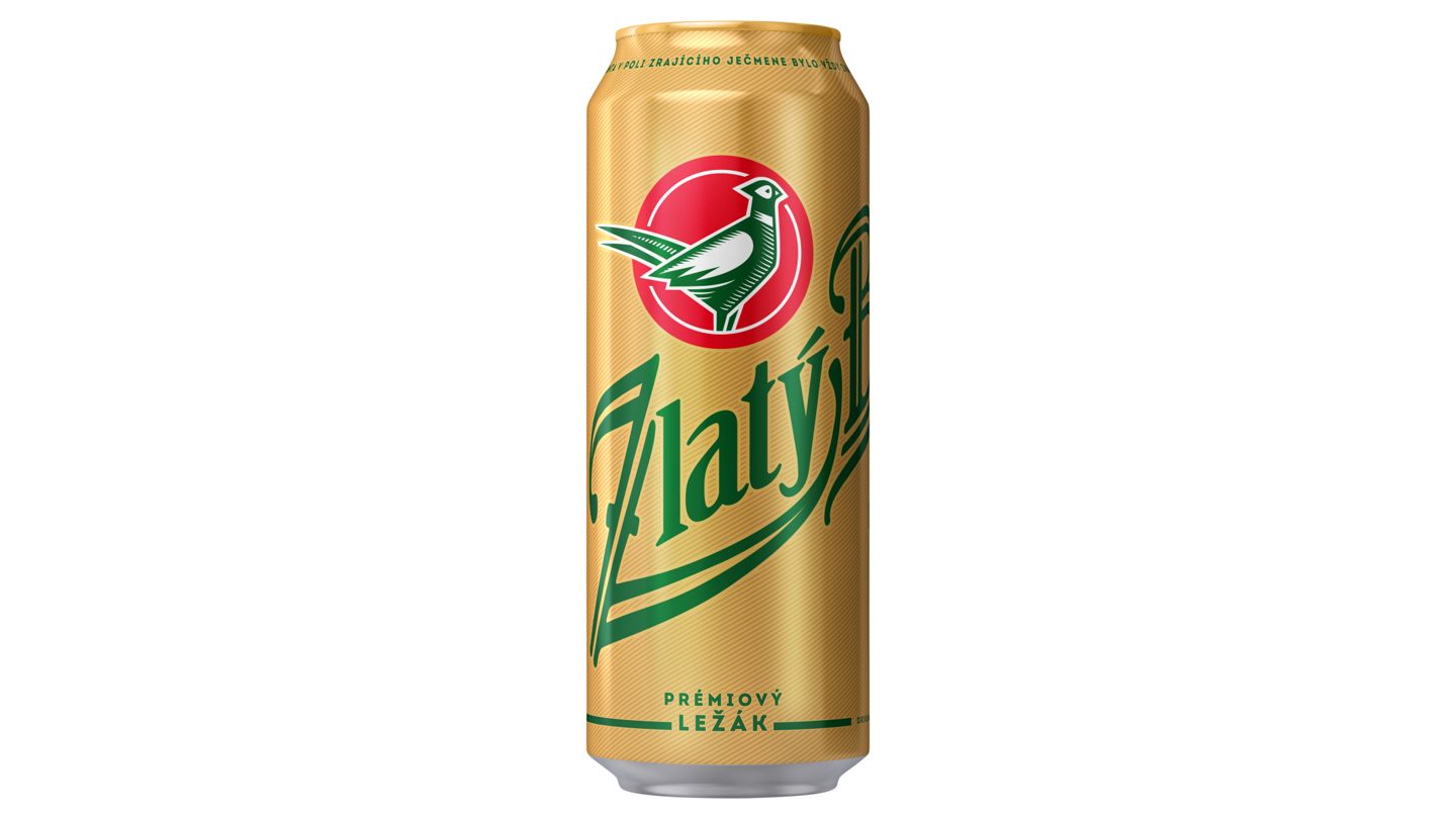 Zlatý Bažant 0,5 l plech