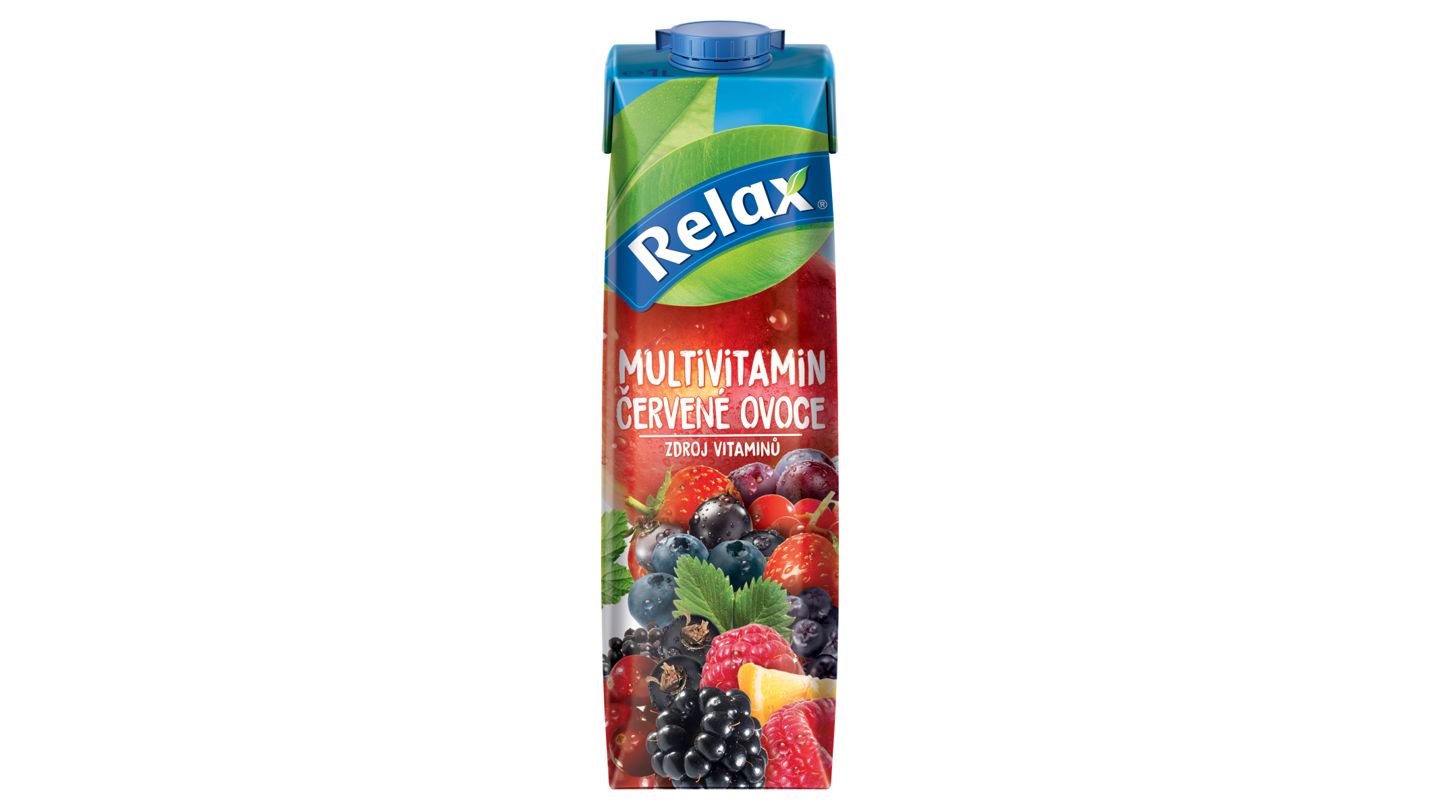 Relax Multivitamin červené ovoce 1l