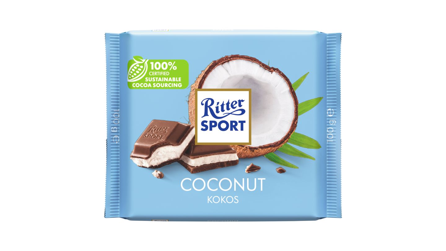 Ritter Sport Kokosová čokoláda 100g