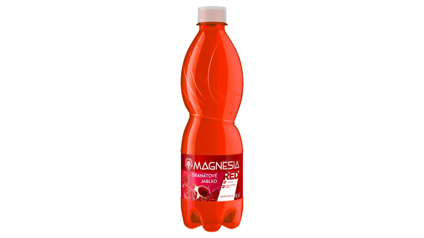 Magnesia Red - granátové jablko jemně perlivá 0,5 l