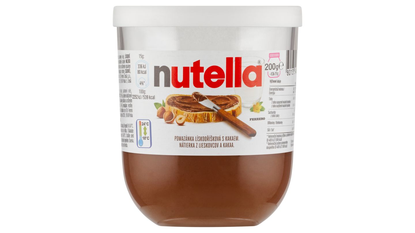 Nutella Pomazánka lískooříšková s kakaem 200g