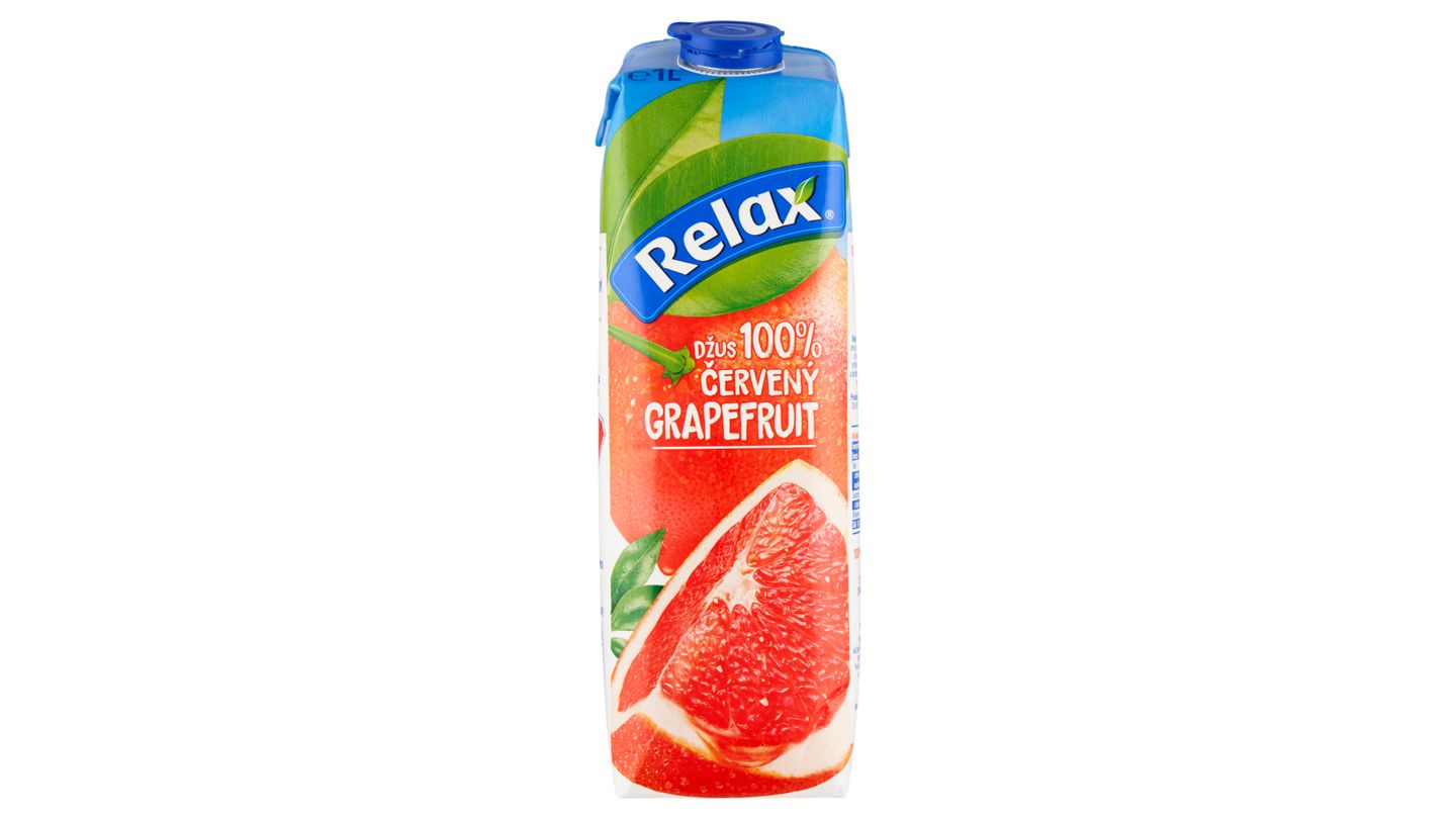 Relax Džus 100% červený grapefruit 1l