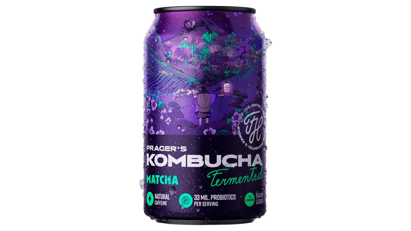 PRAGER'S Kombucha Matcha 330ml