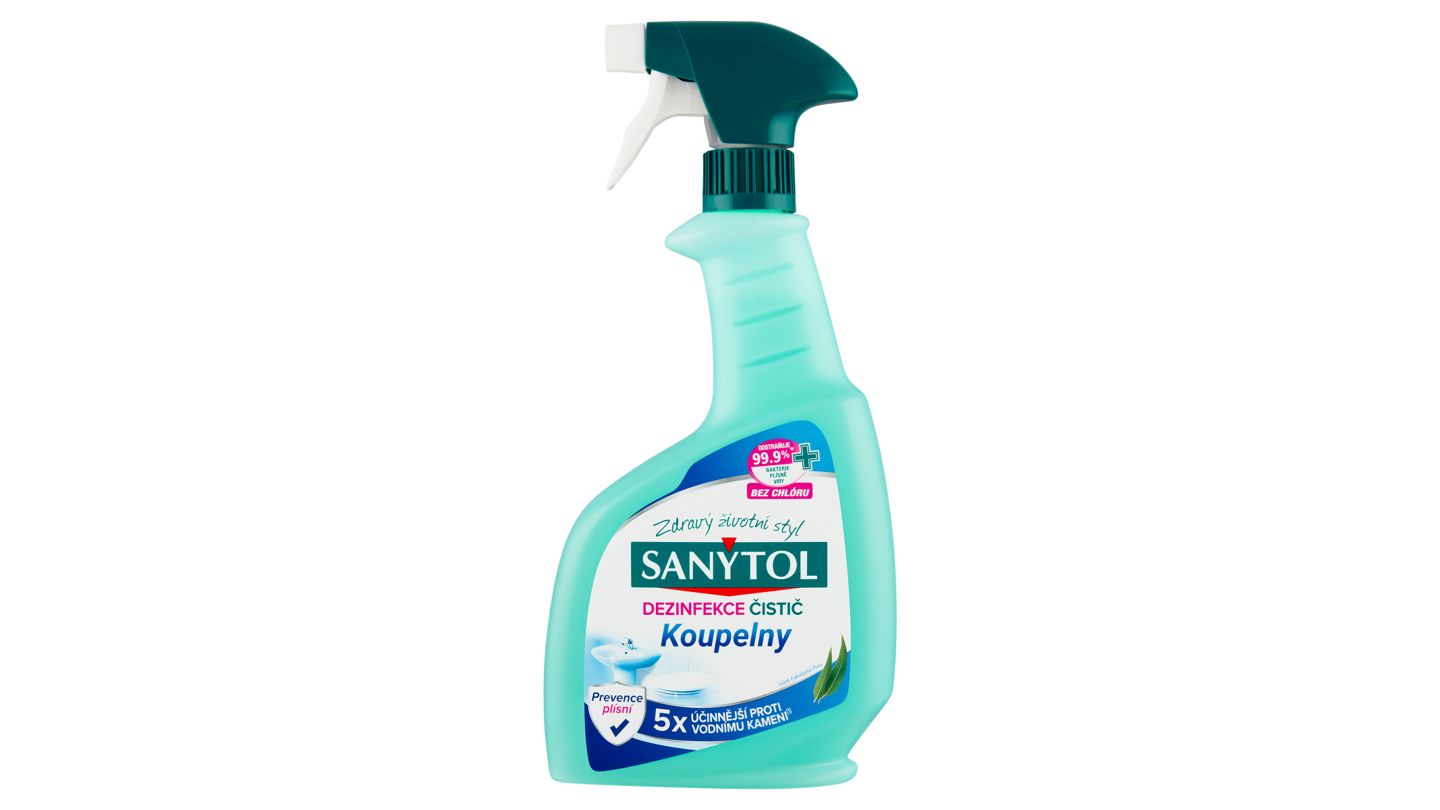 Sanytol Dezinfekce čistič koupelny vůně eukalyptu 500ml