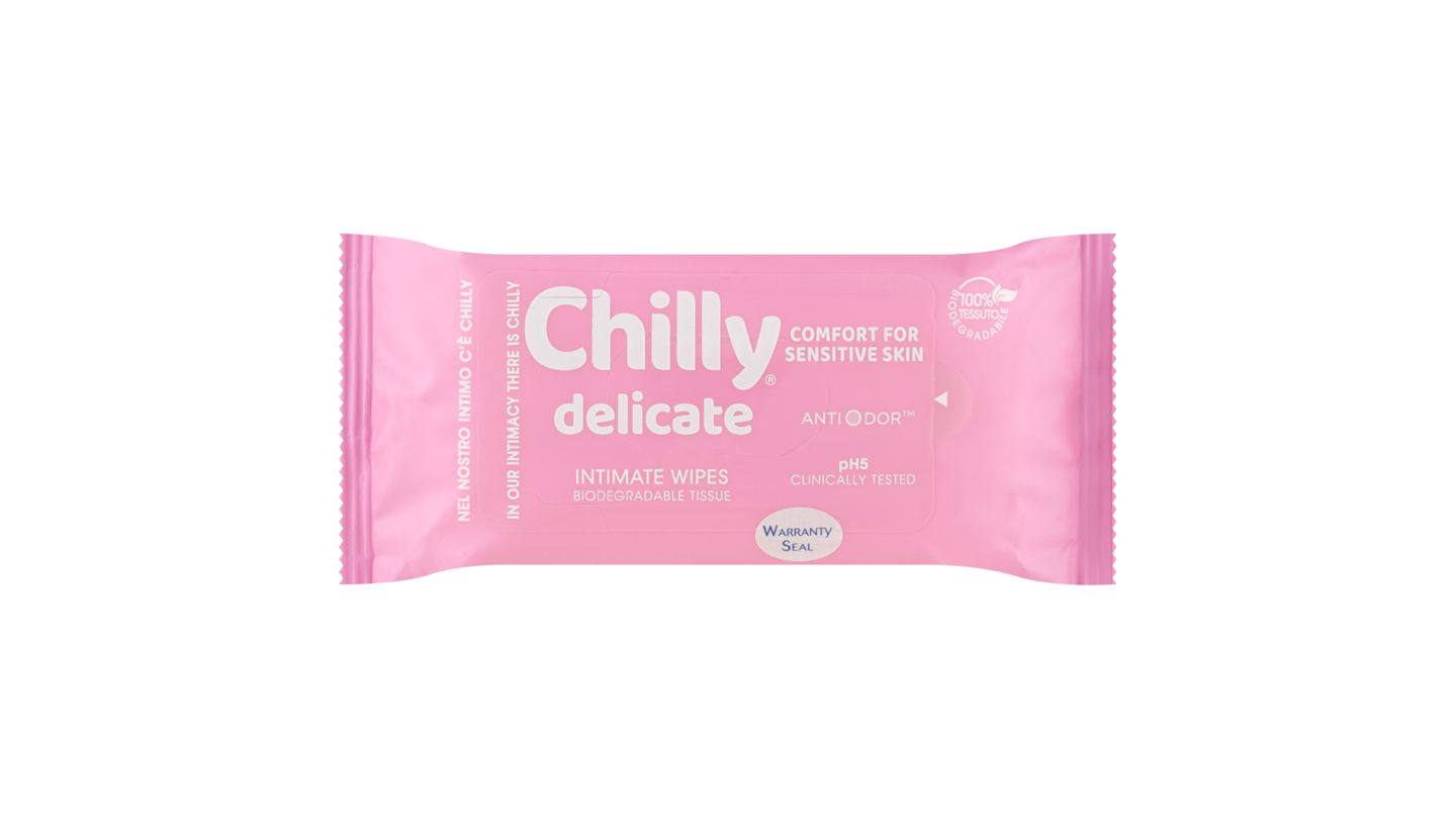Chilly Delicate Pocket intimní ubrousky 12 ks