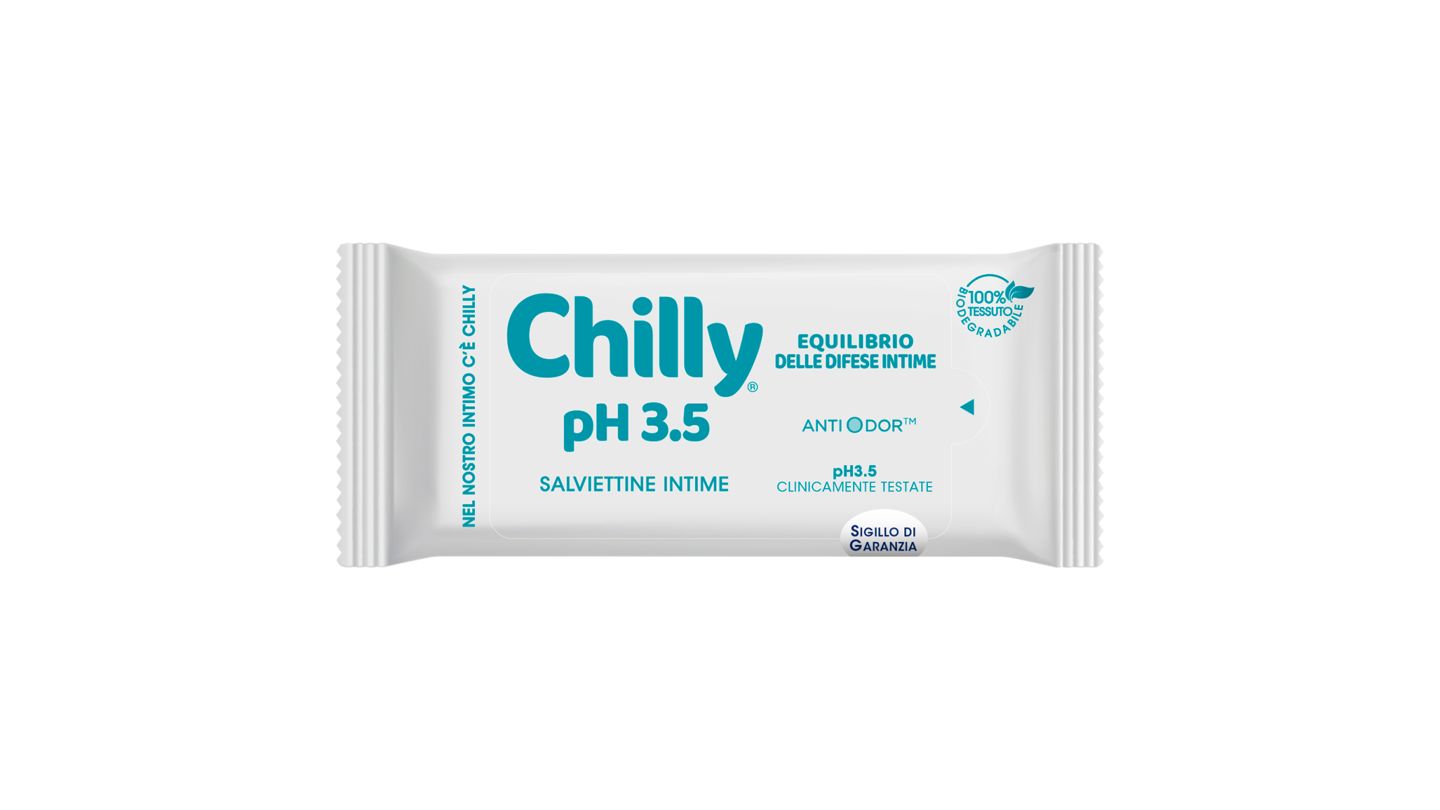 Chilly pH 3,5 intimní ubrousky 12 ks