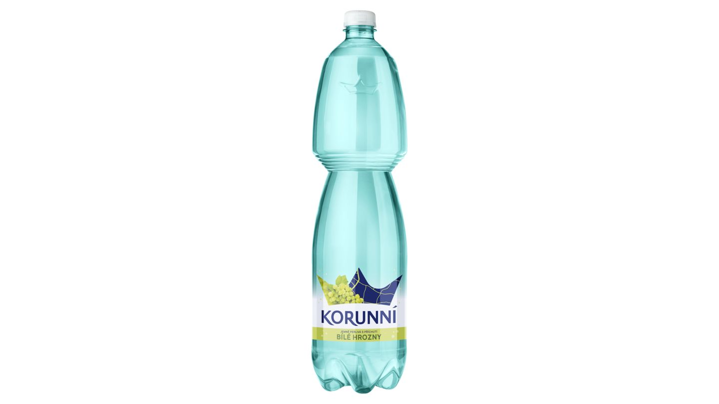 Korunní - bílé hrozny jemně perlivá 1,5 l