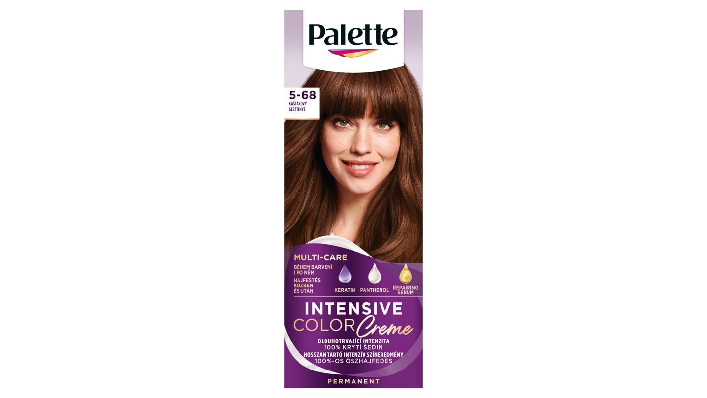Palette Intensive Color Creme barva na vlasy kaštanový 5-68, 50ml