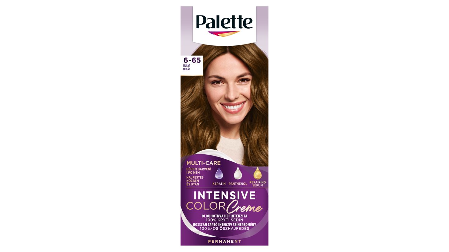 Palette Intensive Color Creme barva na vlasy nugát 6-65, 50ml