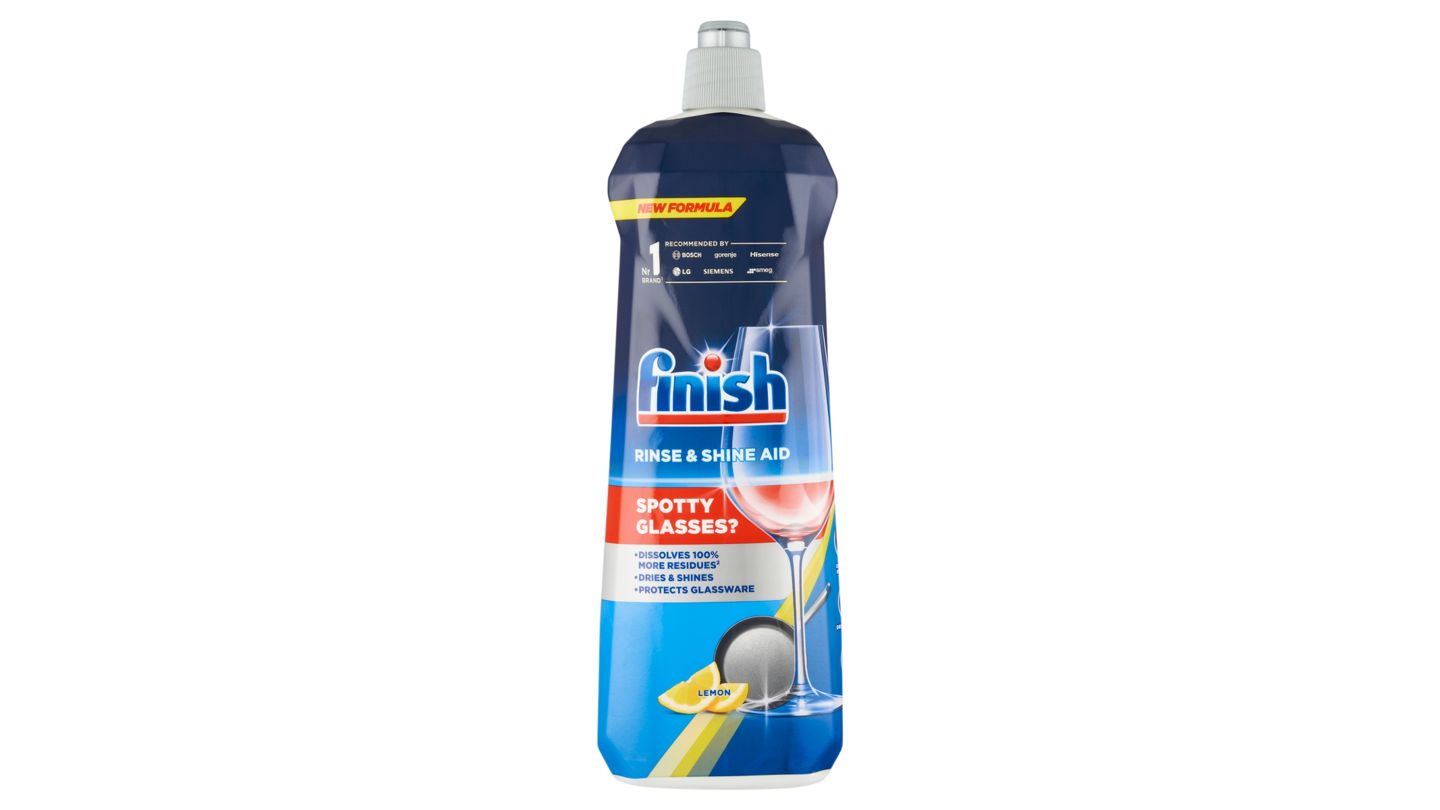 Finish Rinse & Shine Lemon leštidlo 800ml