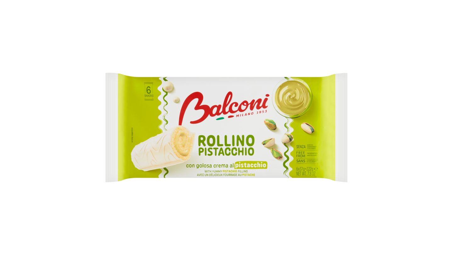 Balconi Rollino al Pistacchio 6 x 37g (222g)