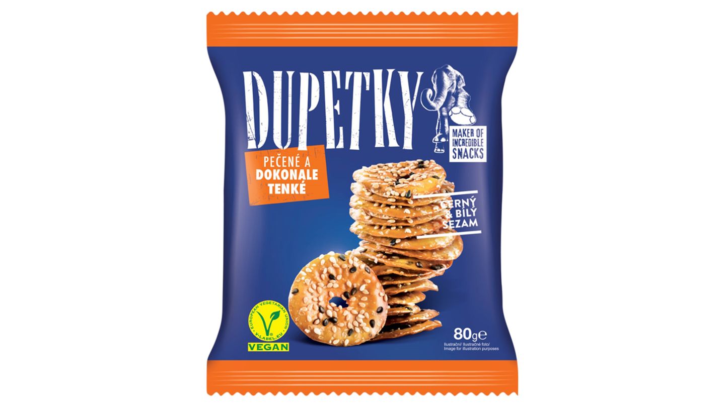 Dupetky Černý & bílý sezam 80g