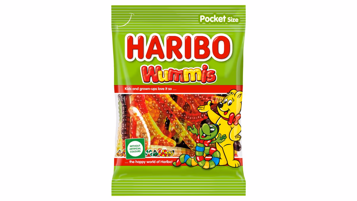 Haribo Wummis želé červíci s ovocnými příchutěmi 100g