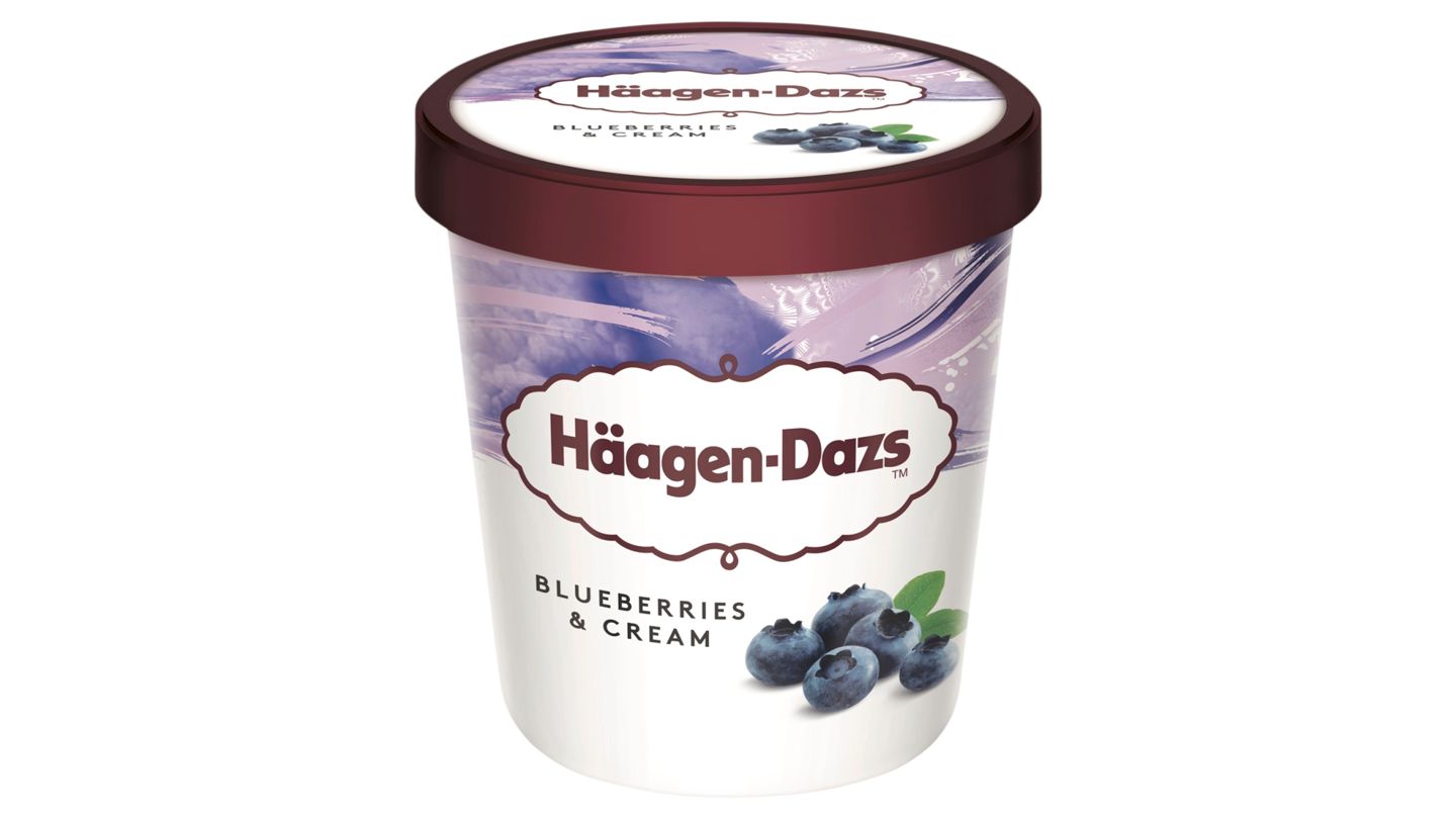 Häagen-Dazs Borůvková smetanová zmrzlina s celými borůvkami 460ml