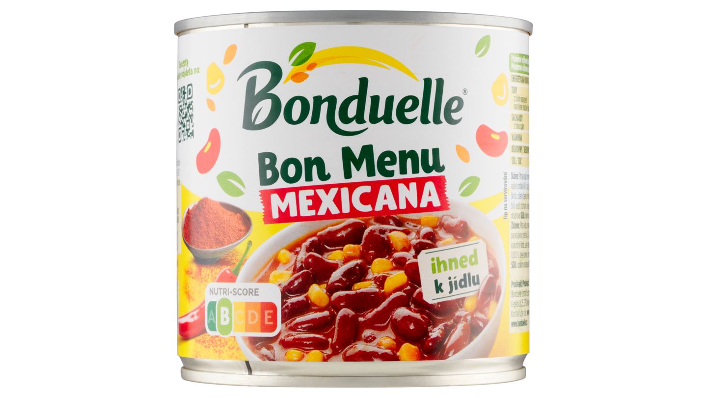 Bonduelle Bon Menu Mexicana červené fazole s kukuřicí v chilli omáčce 430g
