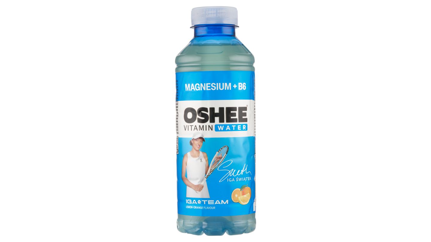 Oshee Nesycený nealkoholický nápoj ochucený s příchutí citron-pomeranč 555ml