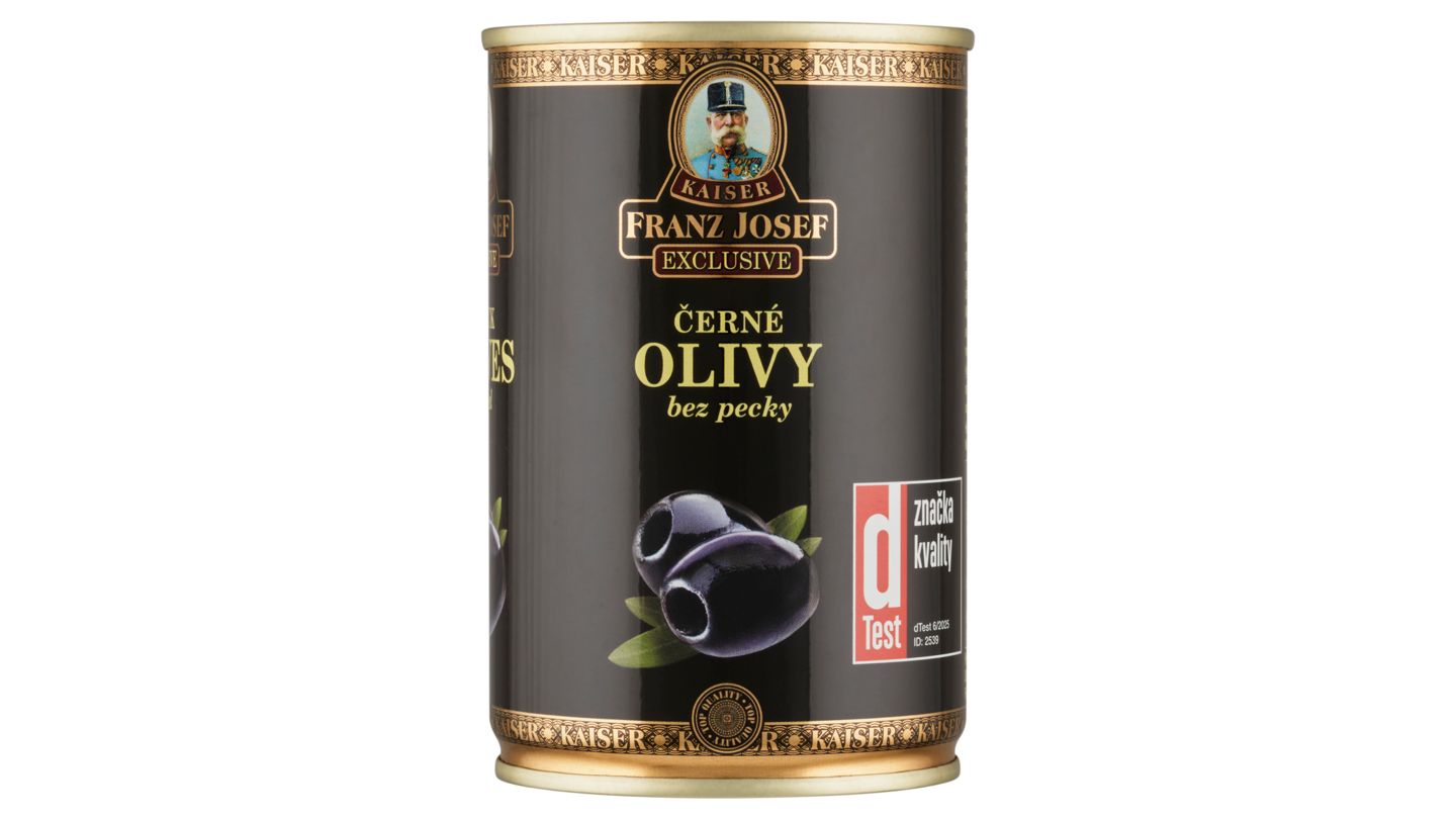 Franz Josef Kaiser Exclusive Černé olivy bez pecky 300g