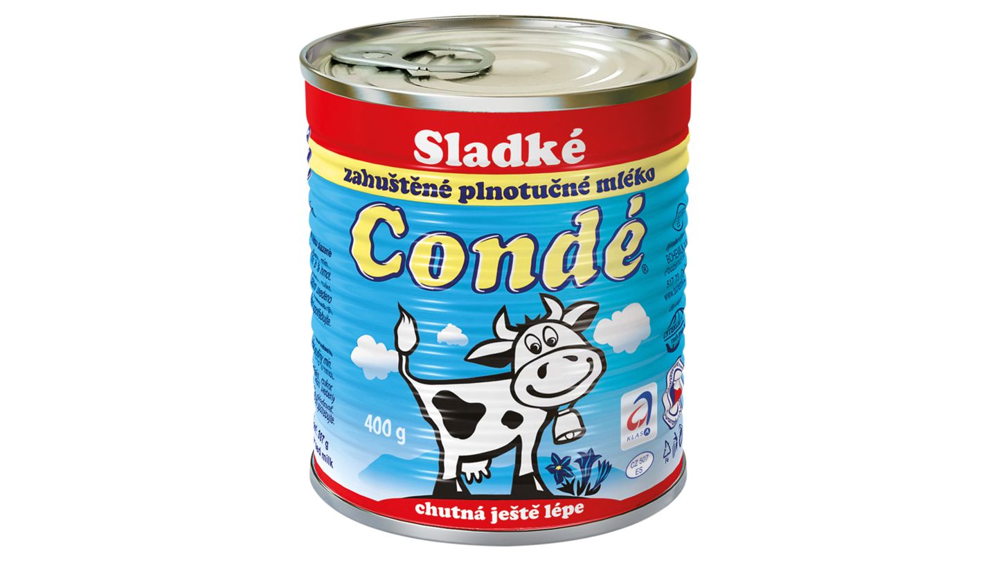 Bohemilk Condé Sladké zahuštěné plnotučné mléko 400g