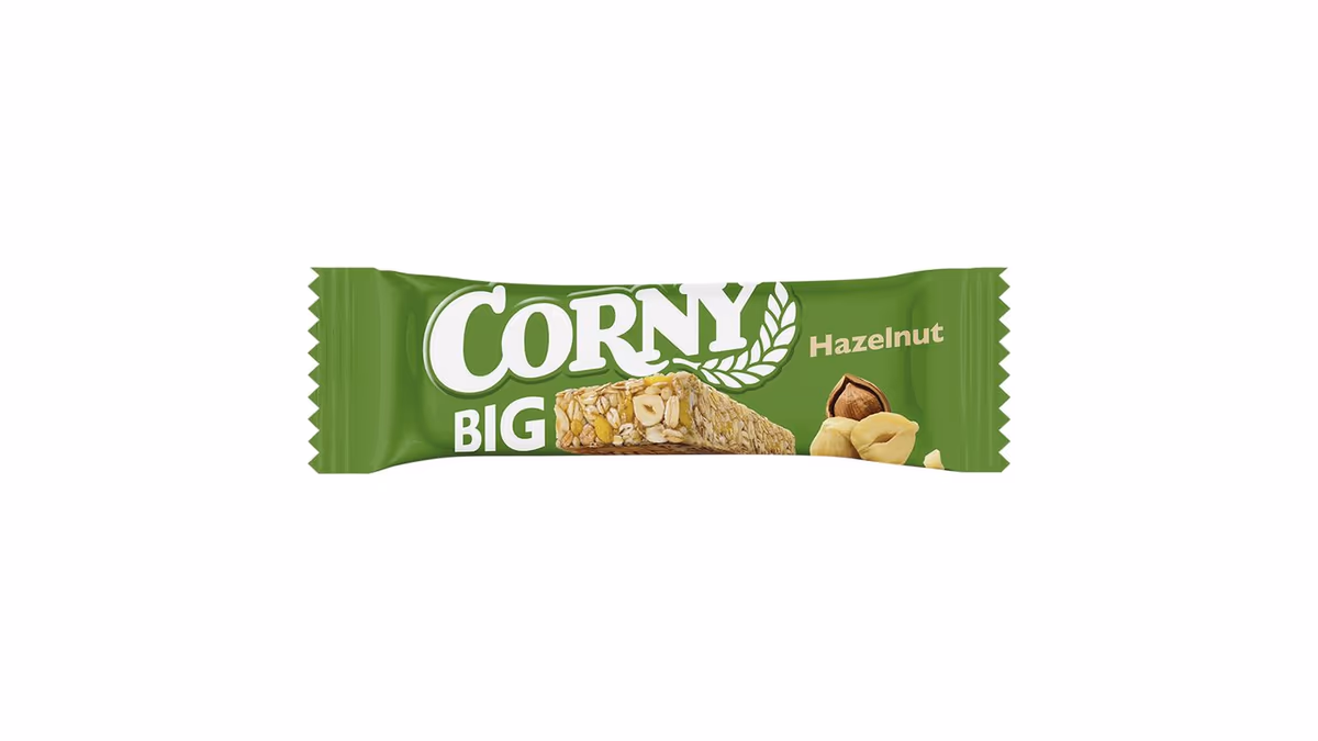 Corny Big Cereální tyčinka s lískovými ořechy 50g