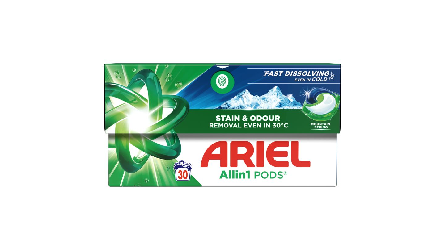 Ariel Allin1 PODS , Kapsle Na Praní S Tekutým Prostředkem, 30 Praní
