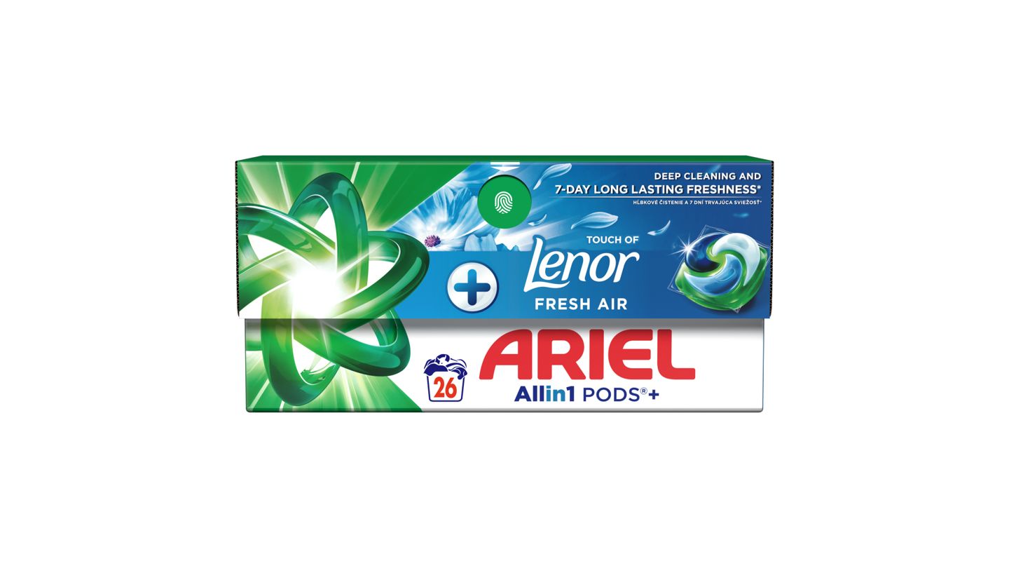 Ariel Allin1 PODS +, Kapsle Na Praní S Tekutým Prostředkem, 26 Praní