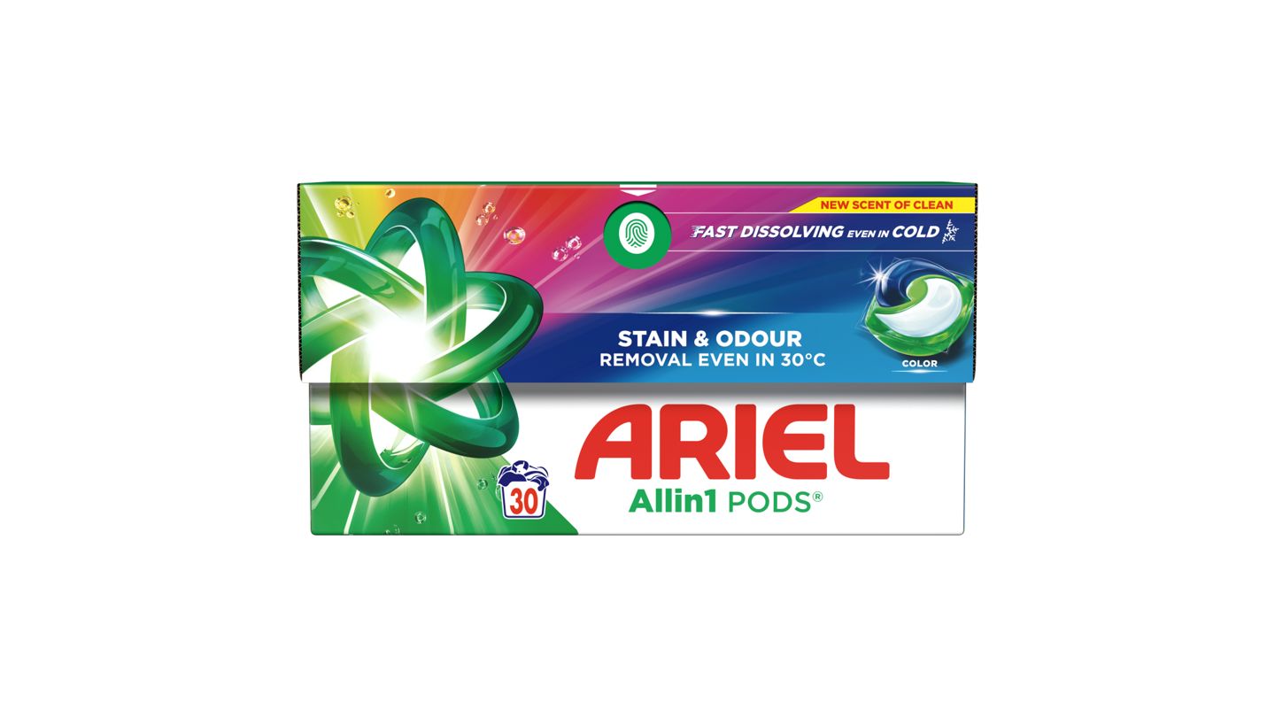 Ariel Allin1 PODS®, Kapsle Na Praní S Tekutým Prostředkem, 30 Praní