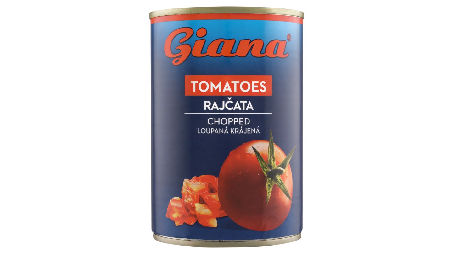 Giana Rajčata loupaná krájená 400g