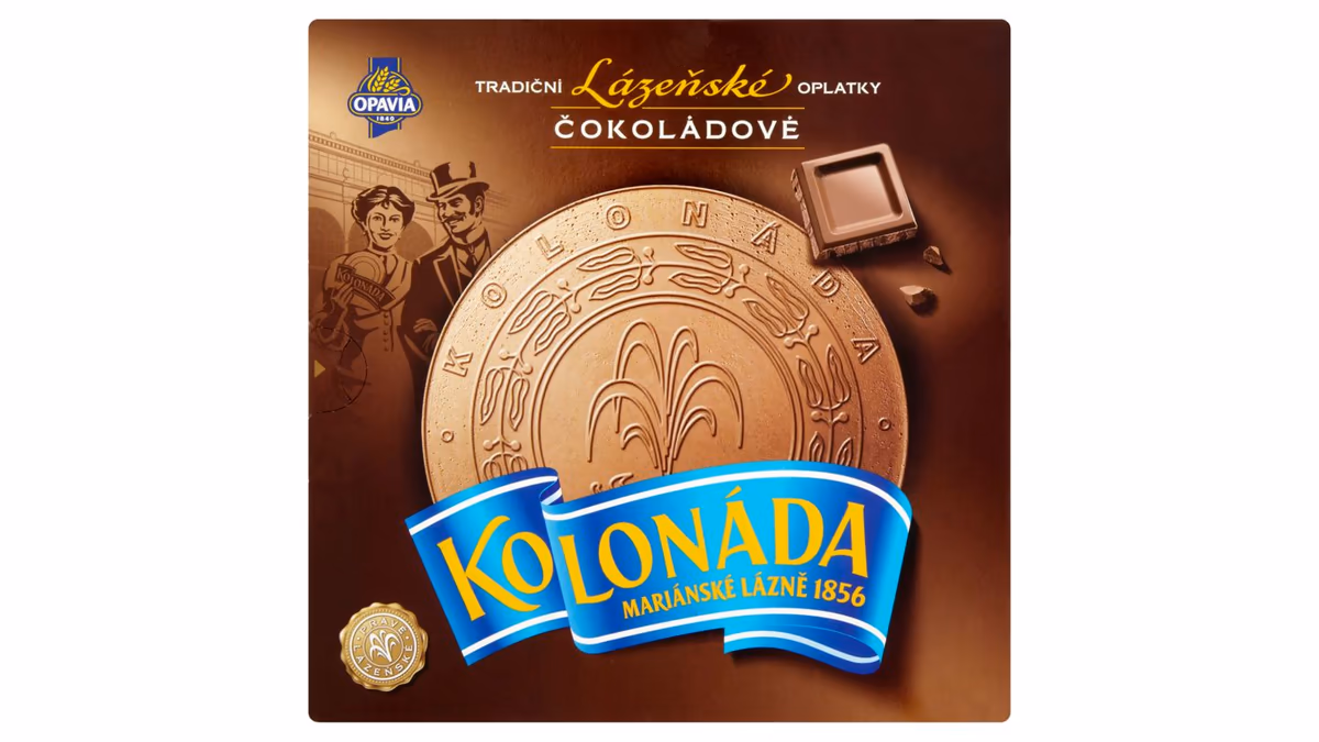 Opavia lázeňské oplatky Kolonáda čokoládové 200g