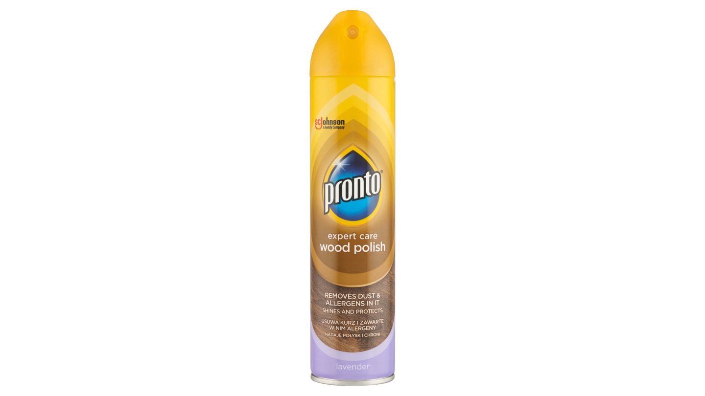 Pronto Expert Care Wood Polish aerosol levandule 250ml