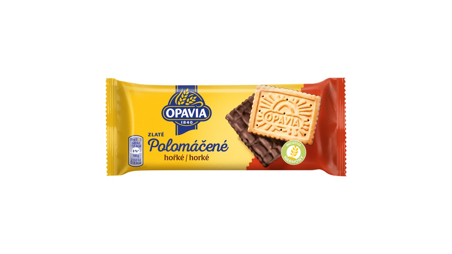 Opavia sušenky Zlaté Polomáčené hořké 100g