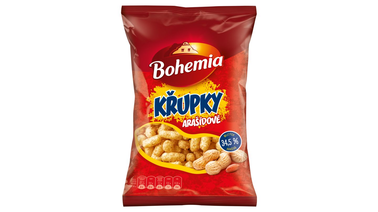 Bohemia Křupky arašídové 200g