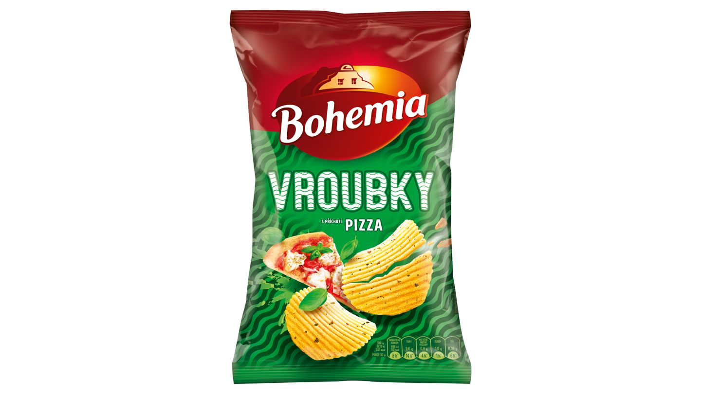 Bohemia Vroubky s příchutí pizza 120g