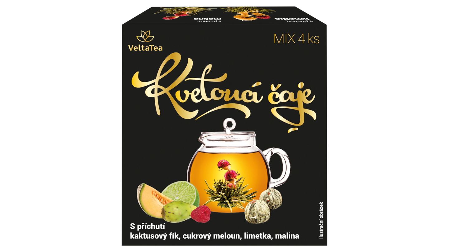 Velta Tea kvetoucí čaj mix silver 4x6g
