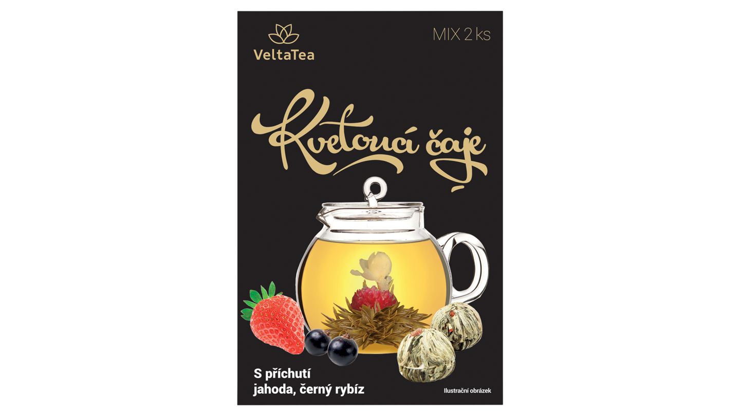 VeltaTea Zelené čaje aromatizované s květinou 2 x 6g (12g)