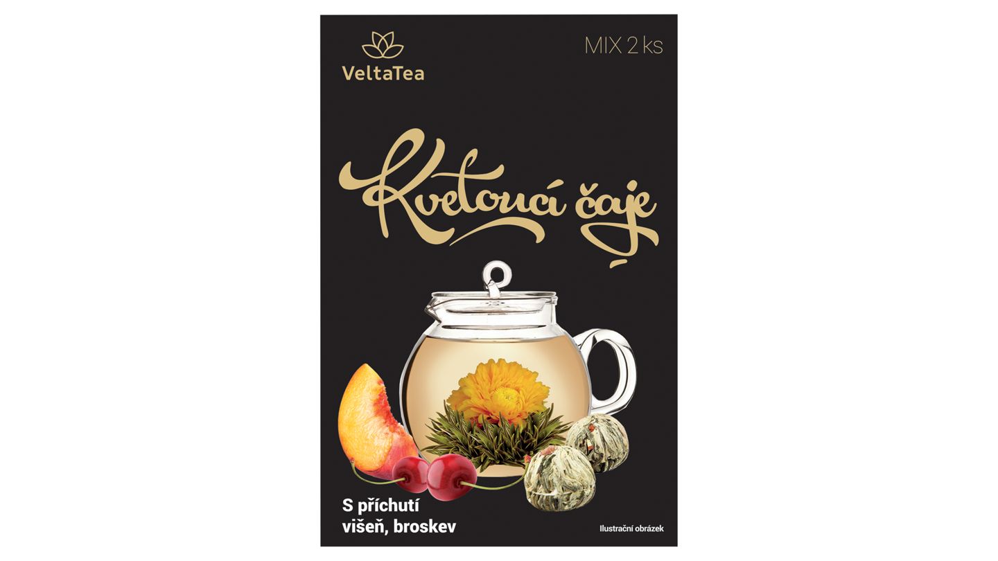 Velta Tea kvetoucí čaj broskev+višeň