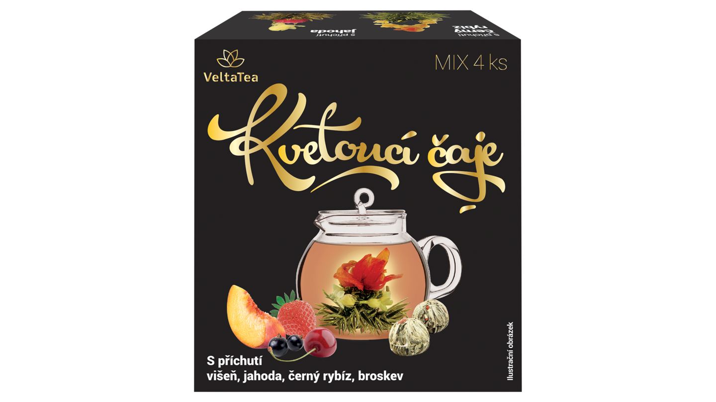 Velta Tea kvetoucí čaj mix gold 4x6g