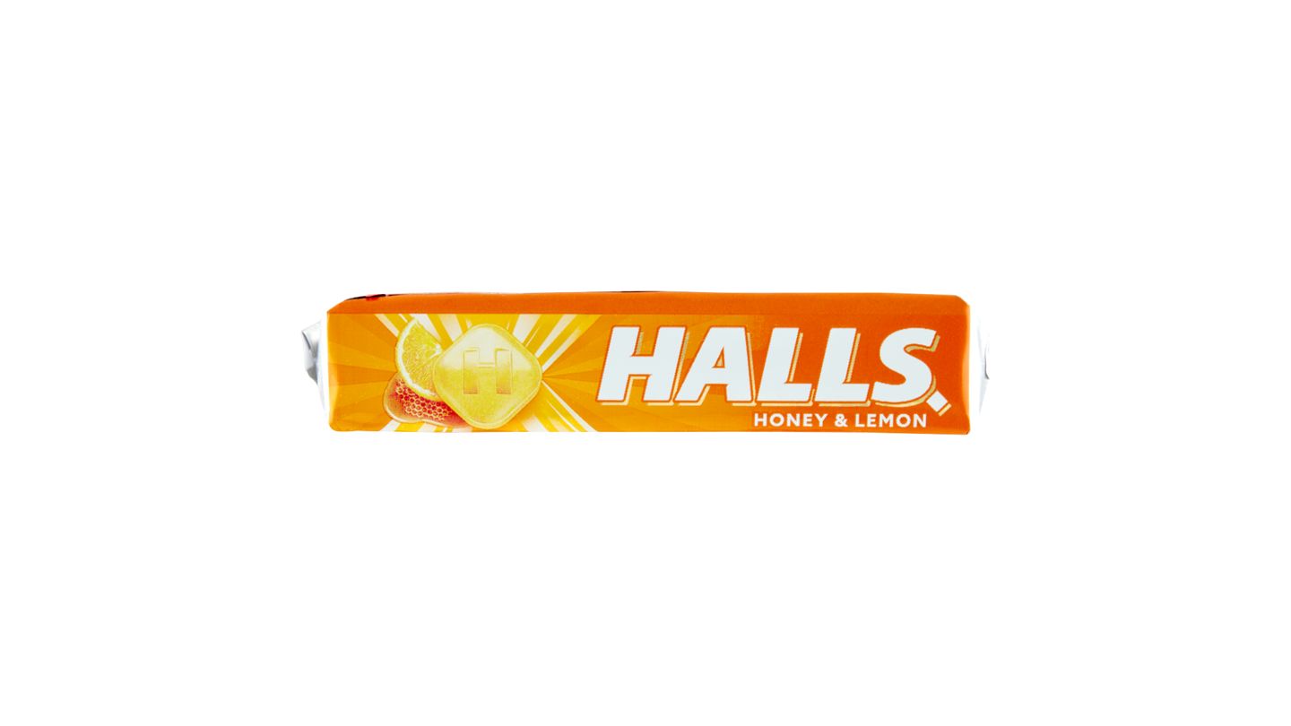 Halls bonbóny s medem a citronem 33,5g